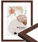 WANDStyle Bilderrahmen Nussbaum-Optik 50x70 cm aus Holz im Stil Modern zum Aufhängen, Posterrahmen Made in Germany - H430