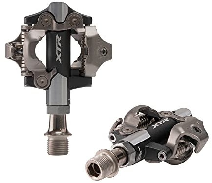 SHIMANO PD-M9100S1, XTR, SPD Flat Bike Pedal, Cleat Set Included