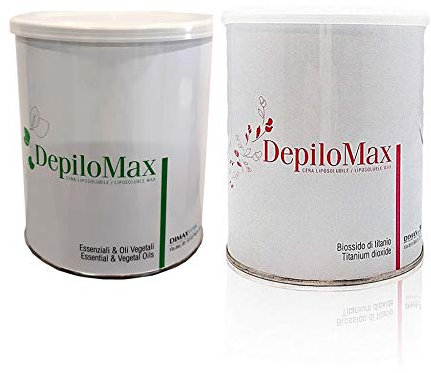 Purenail | 2 pots de Cire en pot VERT, cire Liposoluble jetable à épiler - 800 ml