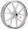 Autodomy | Pegatinas Llantas Moto Juego Completo para 2 Llantas de 15 a 19 Pulgadas | Adesivos Llanta Moto Resistentes a la Lluvia, Sol, Grasa, Aceite | Sport Design (Negro)