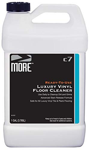 MORE Luxury Vinyl Floor Cleaner - Ready to Use, Daily Cleaning Formula for Tile and Plank Flooring Surfaces [Gallon / 128oz]