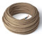 Amarcords - Cavo elettrico tessile colore JUTA, tondo, juta, 10 metri, con messa a terra 3x0,75mm - Filo rivestito in tessuto colorato vintage per lampade lampadari applique e abat jour.