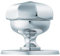 79mm OCTAGONAL Centre Door Knob - Victorian Polished Chrome Outdoor Handle | Large Centre Door Knob for Front Doors - External Pull Door Knob - Decorative Weatherproof External Handle