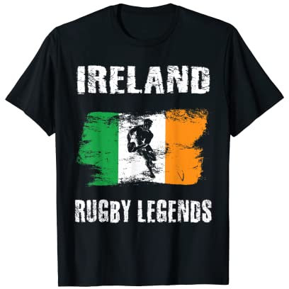 Ireland Rugby Legends Irish Irland Fan Men T-Shirt