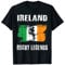 Ireland Rugby Legends Irish Irland Fan Men T-Shirt