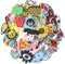 70Pcs Random Assorted Iron on Patches, Cute Sew on/Iron on Embroidered Applique Patches for Jackets, Hats, Backpacks, Jeans, DIY Accessories