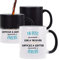 Planetee Mug magique Formidable Boss | Idée Tasse Cadeau Travail Boulot Métier Départ Retraite Collègue