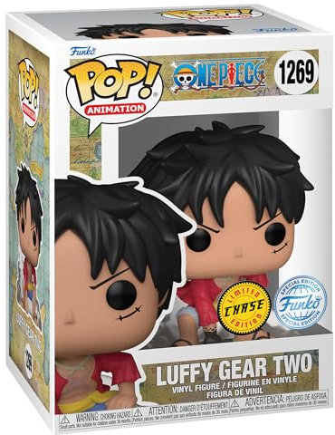 Funko Pop! Animation: One Piece - Luffy Gear Two Special Edition Multicolor Chase Exclusive Vinyl Figure #1269