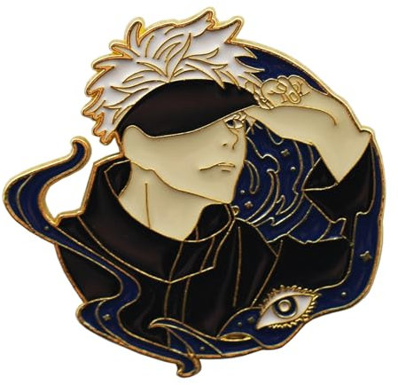 Amasukami Anime Charaktere Gojo Satoru Abzeichen