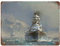 ,Metall-Blechschild, Retro, Eisen, Gemälde, Kunst, Geschenk, Outdoor, Café, Bar, Garage, Bauernhof-Dekoration ， Bismarck-Klasse Schlachtschiff, 30 x 40 cm (12 x 16 Zoll)