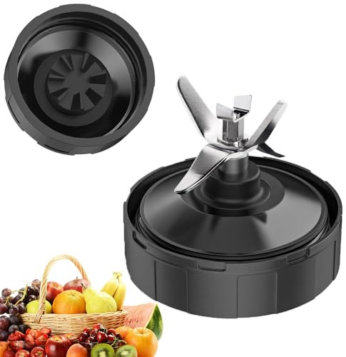 Cuchilla de repuesto para licuadora Ninja 7 aletas para montaje de cuchillas extractoras Ninja Pro, piezas de repuesto para licuadora, accesorios de exprimidor compatibles con Nutri Ninja Auto iQ