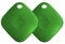 Yipoyilo Smart Bluetooth Item Tracker, Item Finder Key Finder Compatible with Apple Find My (iOS Only), 2 Lanyards, Replaceable Battery, Luggage Tracker for Suitcase and More, 2 Pack Green