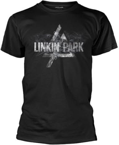 Linkin Park Smoke Logo T Shirt L Black