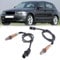 2pcs Lambdasonde vor Katalysator und Nach Kat für 1er E81 E87 E88 3er E91 E92 E93 Sauerstoffsensor Lamdasonde Regelsonde 5 Draht 600/700mm, 0258010421 0281004029 0258010422