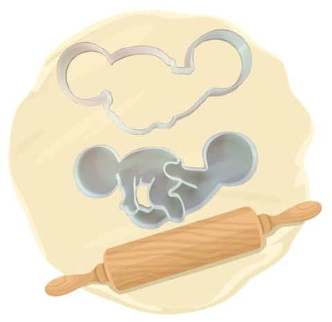 Keksausstecher aus dem 3D Druck in vielen verschiedenen Farben - Motiv: Kamasutra (Weiss)