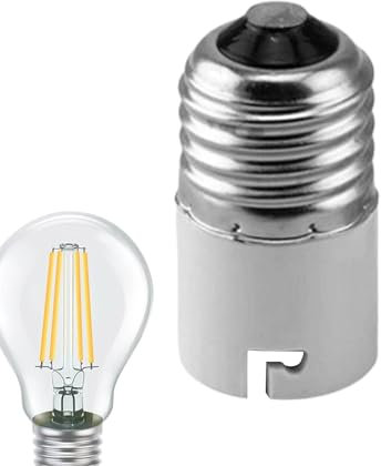 Adaptador de portalámparas, convertidor de portalámparas para bombillas LED, adaptador para base de lámpara doméstica, convertidor de bombilla para luminarias, ayuda de instalación para