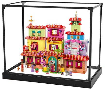 Espositore in acrilico trasparente per Le-go-A 43245 applicabile per Encanto The Magical Madrigal House Display Box Gift (solo vetrina) (B)