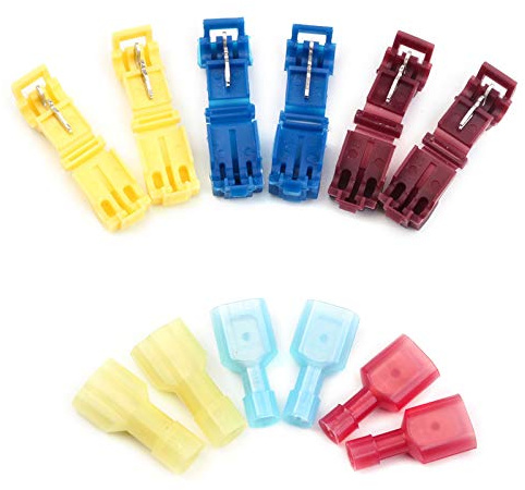 120-teiliges T-Tap-Set mit Schnellverbindern for elektrische Kabel und isolierten Schnelltrennklemmen