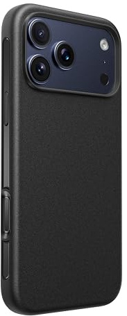 Belkin SheerForce Protect MagSafe Compatible iPhone 17 Pro Max Case with Slim Design & Anti-Scratch Treated Coating - Magnetic, Transparent, & Shockproof Protective iPhone Case - Black