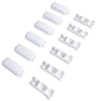 6set Plissee Ersatzteile Klemmträger Spannschuhe for gespannte Jalousien for Kleben