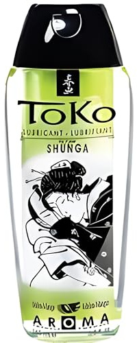 Shunga Toko Aroma Gleitmittel Melone-Mango 165ml – Wasserbasiertes Gleitgel mit Geschmack für Oralverkehr, Zuckerfrei, Vegan, Kondomverträglich, Langanhaltend