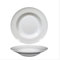Saturnia Servizio di 6 Piatti Fondo Pasta Bowl in Porcellana Bianca Serie Napoli (23cm h.5cm)