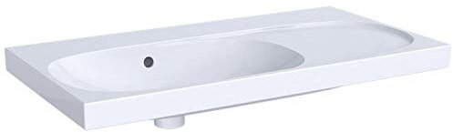 Keramag KG Acanto Waschtisch, 900x480mm, Ablg.re ohne Hahnloch, m. Ül, weiß, KeraTect