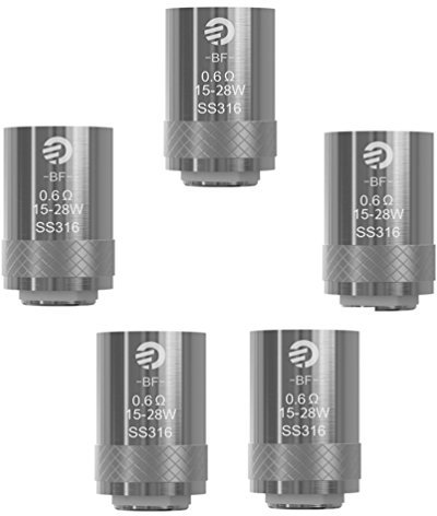 JOYETECH BF SS316 0,6 Ohm Verdampferköpfe für Joyetech Cubis Verdampfer -Packung mit 5 Stück