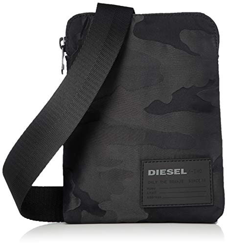 Diesel Herren F-Discover Crossbody Bag Kuriertasche, schwarz