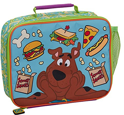 Scooby-Doo! Lunchtasche für Kinder, Scooby Lunchbox, Schulreise, isolierte Lunchtasche mit Getränkehalter