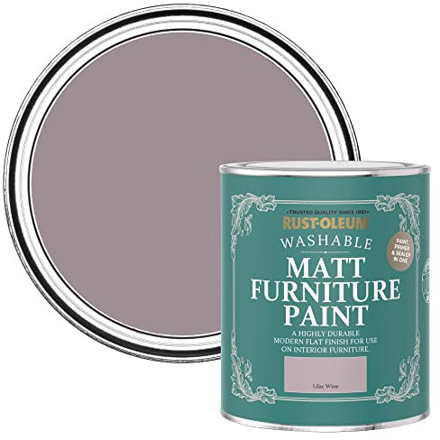 Rust-Oleum Purple Furniture Paint in Matt Finish - Lilac Wine 750ml