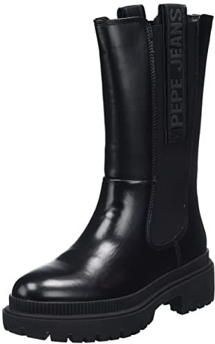 Pepe Jeans Bettle Wild, Stivali Donna, 999NERO, 40 EU