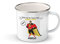Taza de metal personalizada día del padre con nombre, taza de camping estilo vintage regalo ideal para papa
