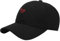 XYIYI Herz Schwarz Unisex Classic Baumwolle Baseball Cap Verstellbar Baseballkappe
