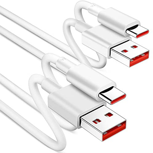 USB C Kabel 2M 2Stück120W 6A Ladekabel für Xiaomi 15 14T 13T 12T 11T Pro,67W Schnellladekabel Turbo Charging Datenkabel für Xiaomi 13 12 Lite Redmi Note 14 13 12 Pro+ 11S Mi 11 Ultra 10T POCO X7 X6 X5