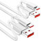 USB C Kabel 2M 2Stück120W 6A Ladekabel für Xiaomi 15 14T 13T 12T 11T Pro,67W Schnellladekabel Turbo Charging Datenkabel für Xiaomi 13 12 Lite Redmi Note 14 13 12 Pro+ 11S Mi 11 Ultra 10T POCO X7 X6 X5