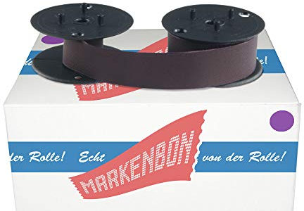 Farbbandspulen passend für Soennecken 1232 [violett] von markenbon - Farbband 051 S + U Gruppe 51 (1 Karton mit 1 Stück)