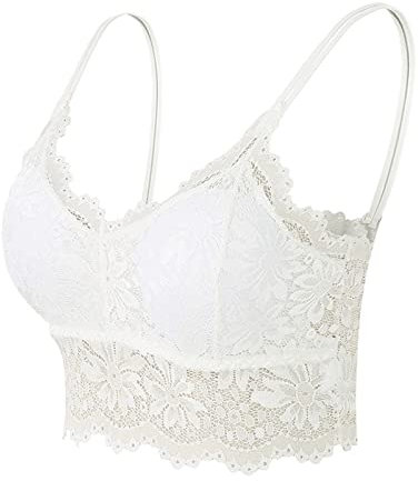 Everyday Bra Sets - Long Line & Bralettes for Women, Navy Non-Wired, Fuller Bust Sports Bra & Yoga Tops, UK Training Bras for Girls Age 11-12