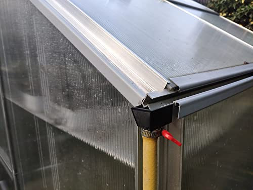 Regenablauf Set Gewächshaus Gutta Werk F2 F3 F4 F5 F6 Gampre Ersatzteil Regenfallrohr Verbessert