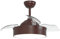 Sulion Ventilador de techo Led 2172378 BOMBAY S Marron
