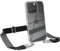 EAZY CASE - Hülle mit Band kompatibel mit iPhone 15 Pro Handyhülle mit Umhängeband für iPhone 15 Pro Silikonhülle Transparent Schutzhülle Handykette zum Umhängen Handykordel Smartphone in Schwarz