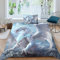 GEEYOU Fiery Drache Bettwäsche Weich & Bügelfrei Bettbezüge Mit Reißverschluss Bedding Set Mit Kissenbezüge Microfaser Baumwolle Erwachsene Und KinderSingle（135x200cm）