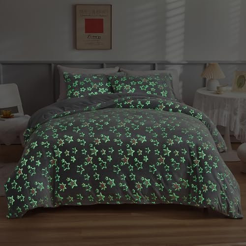 Gezu Flanell Bettwäsche 220x240cm Winter Uni Grün Dunkelgrün Winter Teddy Plüsch Flauschig Cashmere Touch Wende Bettbezug und Kissenbezüge 80x80cm mit Reißverschluss
