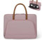 Clufar Housse Ordinateur 14 rose Pouces Sac Ordinateur Femme 15.6 Pouces Pochette Ordinateur Femme Homme Imperméable Sacoche Ordinateur avec Poches de Rangement Sac de Transport PC