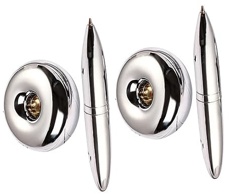 CAXUSD 2st Maglev-kugelschreiber Schöne Stifte Luxus-stifte Kugelschreiber Schreiben Schwebender Stift Magnetischer Schwebestift Luxusstifte Für Frauen Schwebender Kugelschreiber Metall