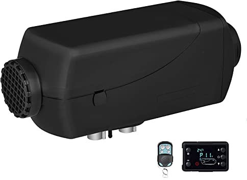 Riscaldatore diesel da 24 V, 2 kW, serbatoio da 10 litri, riscaldatore per parcheggio auto con telecomando, display LCD, riscaldamento rapido, sbrinamento, sbrinatore per tenda, auto, camper, camion