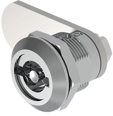 A6203_In lega di zinco FS6704 Serrature elettriche for serrande avvolgibili Serratura a camma tubolare in metallo Serratura a camma for cassetto a un quarto di giro 1 pezzo
