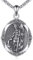 VENACOLY St Florian Feuerwehrmann Halskette 925 Sterling Silber St Florian Medaille Religiöser Beschützer Anhänger St Florian Feuerwehrmann Amulett Schmuck Geschenke für Frauen Männer