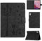 Rosbtib Funda para Lenovo Tab M9 2023 9 Pulgadas Modelo TB310FU Funda Protectora de Piel sintética con Soporte, Una Pareja de Gatos íntimos bajo una farola, para Lenovo Tab M9, Negro