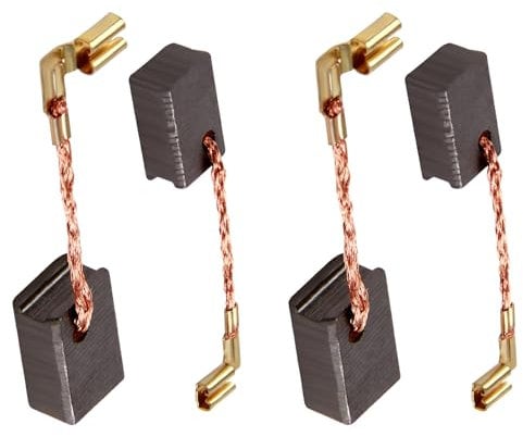 4 PCS Carbon Brushes CB459 Angle Grinder Carbon Brush Replacement Compatible with Makita GA4530R CB459 GA4534 GA5030 JS1000 PJ7000 TM3000C Electric Motor Power Tool Part(2 Pair)